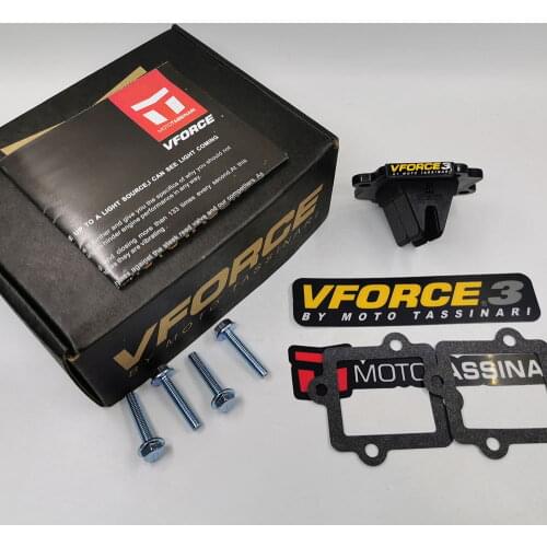 For YAMAHA JOG 50 CY50 VFORCE 3 Carbon Fiber Engine Intake Reed Cage 352B