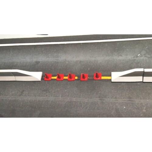 1/64 Car scene model accessories series artificial plastic safety Traffic cone 10pcs