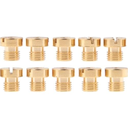 10x M6 Main Jet Injector Nozzle Kit For Carburetor Motorcycle Buggy Go Kart