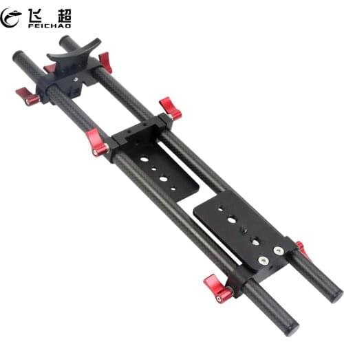 SLR Camera Follow Focus Support Lens Rig Stand Bracket 15mm Rod 25cm 40cm Carbon Fiber Rods Clamp Railblock Mount Studio Set