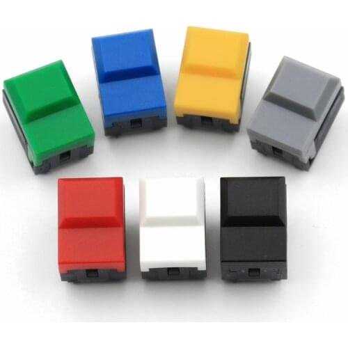 10Pcs PB86-A0 4Pin Momentary SPDT PCB Mount Square Push Button Tact Switch For Stage Control Equipment