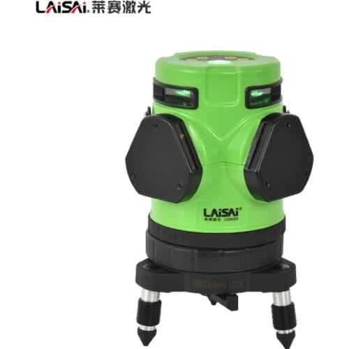 Laisai 3D12 line laser level blue green light red light wall sticking instrument LSG632S high-precision automatic wire bonding
