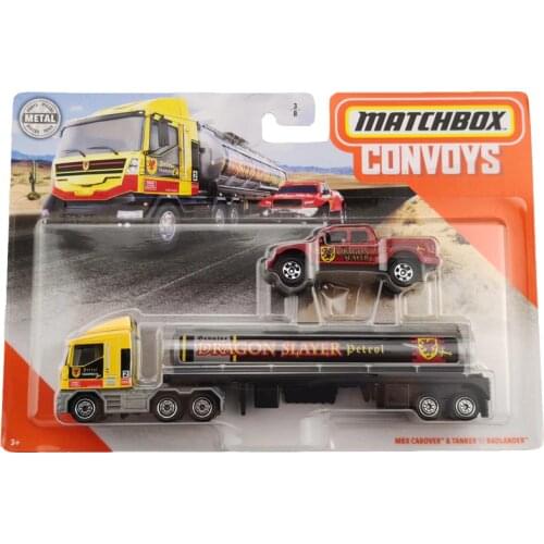Matchbox Convoys MBX CABOVER TANKER and BADLANDER Collector Edition Metal Diecast Model Car Toys