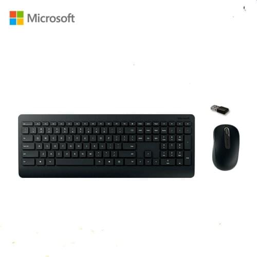 Microsoft Wireless 900 Keyboard Mouse Combos English Keypad LapTop Optical Ergonomics Office household