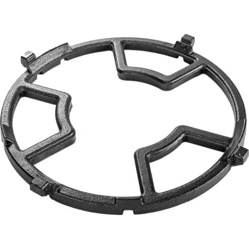 Non Slip Black Cast Iron Stove Trivets for Kitchen Wok Support Ring Cooktop Range Pan Holder Stand Stove Rack Milk Pot Holder