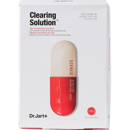 Dr.Jart+ Dermask Clearing Solution Ultra-Fine Microfiber Sheet Mask 25g*5ea