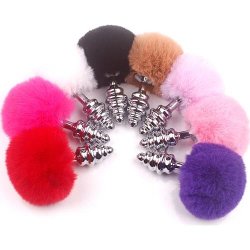 Fire Girl Rabbit Tail Plush Animal Butt Plug Cosplay Anal Erotic Fetish Sex Toys 18+ Adult Roleplay Anus Intimacy Bdsm Goods