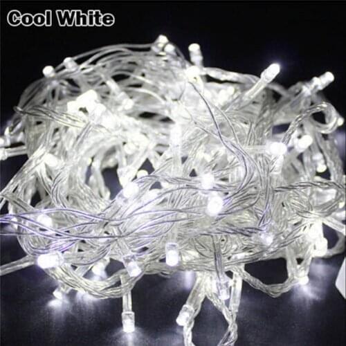 Holiday Lights 10M 20M 30M 50M 100M Led String Fairy Light 8 Modes Christmas Lights For Wedding Party Garlands Decorative Lights