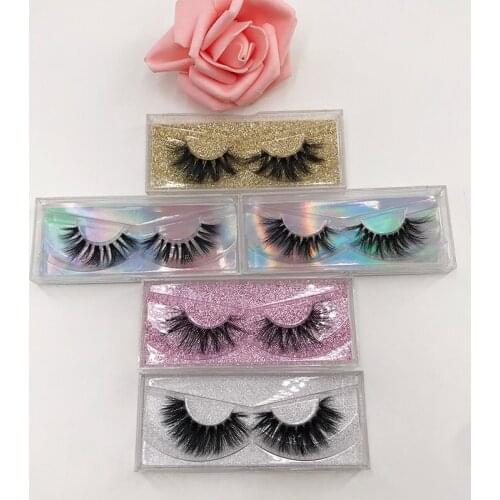 Eyelashes 5D Mink Transparent Band Lashes Cruelty Free Clear Band Strip Eyelash