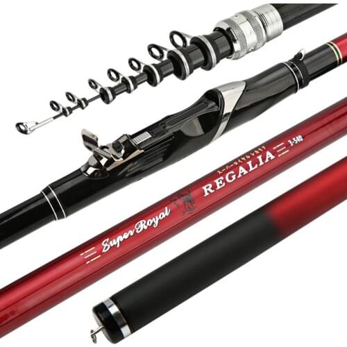 3# Telescopic Fishing Olta Rock Fishing Rod Portable Casting Pole Long Sections Positioning Fishing Canne and Spingning Reel Set