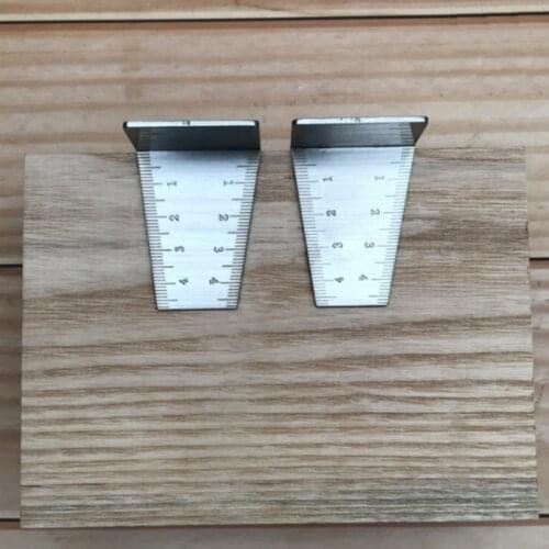 1:5 1:6 1:7 1:8 T-shaped Dovetail gauge Carpentry Dovetail scribe gauge template Woodworking tools
