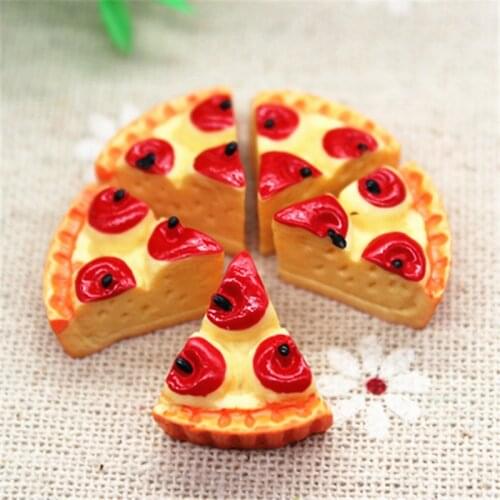 10pcs Kawaii Apple Cake Resin Miniature Food Art Supply Flatback Cabochon DIY Decorative Craft Scrapbooking,16*17mm