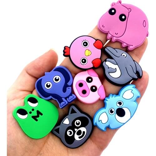 10PCS/Set Cartoon New Arrival Cartoon Flat Back Shark Procyon Lotor Accessories Crafts For DIY Scrapbook Jewelry Phone Case