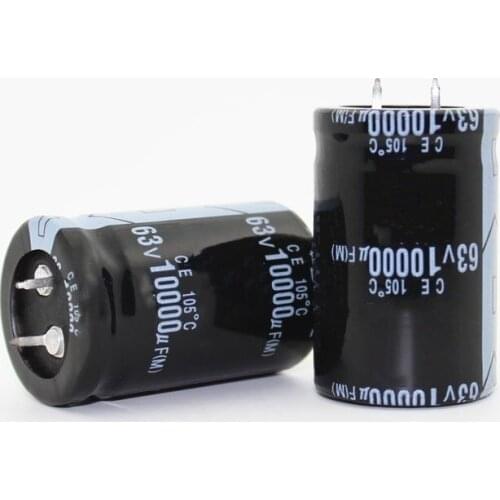 10PCS/LOT 10000uF 63V Radial Electrolytic Capacitor 30x50MM