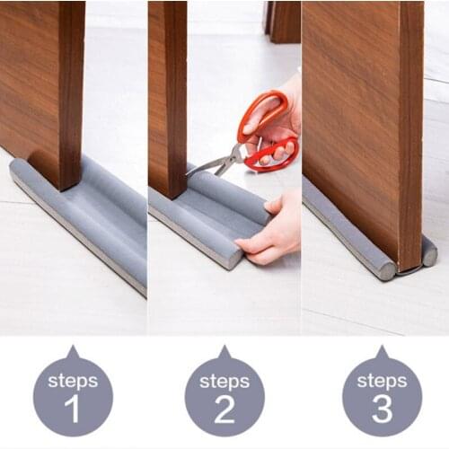95CM Twin Door Decor Anti-Dust Tailorable Door Bottom Sealing Strip Flexible Guard Anti-Wind