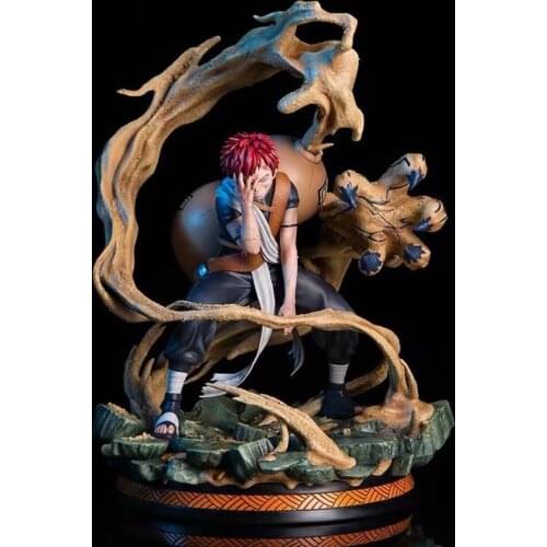 NARUTO Shippuden GK 1/6 PVC Action Figure Suna NoShukaku Gaara Statue Collectible Toy 25cm