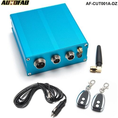 Electric Exhaust Valve Controller With 2 Remote Wire Harness For Exhaust Catback Downpipe AF-CUT001A-DZ