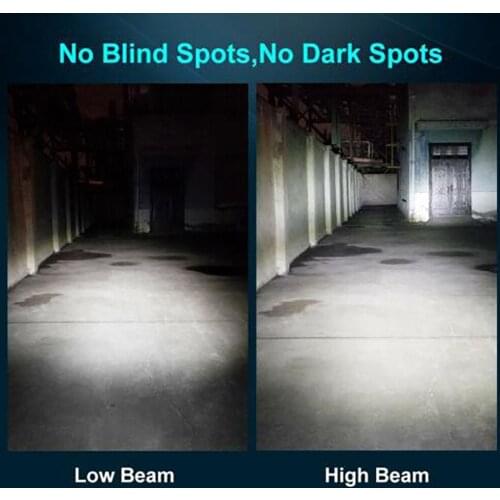 HB2 Headlight Motorcycle 4-Side 6000K Accessory Hi/Lo Beam Replacement