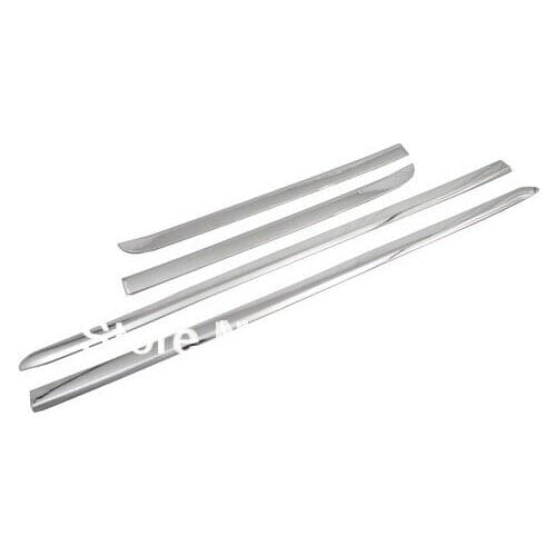 Chrome Side Door Molding Trim Set For Hyundai Santa Fe 2013 up