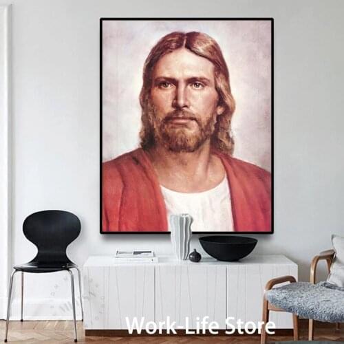 Jesus Christ God Painting Canvas Art Print Posters And Prints Wall Art Pictures For Living Room Decoration Home Decor Mural