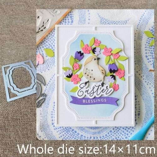 New Design Craft Metal stencil mold Cutting Dies Lavinia Layers Background scrapbook die cuts Album Paper Card Craft Embossing