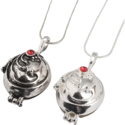 The Vampire Diaries Necklace Elena Gilbert Fashion Vervain Verbena Pendant Photo Locket Jewelry Men Women Christmas Party Gift