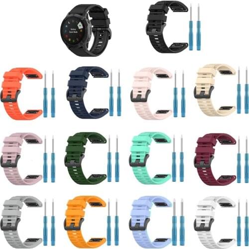 26MM Watch Strap for Garmin TACTIX DELTA Quick Release Wristband Bracelet Band for Garmin Fenix 6X GPS/PRO/Sapphire GPS Watch