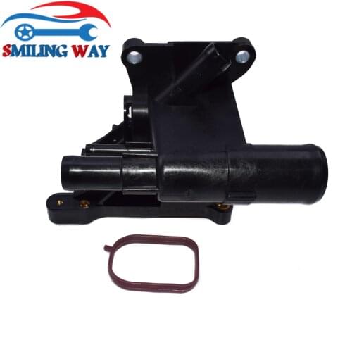 SMILING WAY# Engine Coolant Water Outlet & Gasket 6S4Z8K556A For Ford Focus Escape Fusion Transit Connect Mercury Mariner Milan