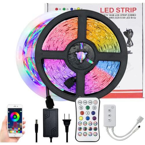 15M WiFi LED Light Strips Bluetooth RGB Diode Lamp 10M Luminous Tape Flexible Ribbon 5050 220V for House Room Kitchen Decorative