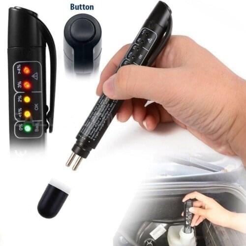 2021 New Brake Fluid Liquid Tester Pen With 5 LED Car Auto Vehicle Tools Diagnostic Tools Mini Brake Fluid Tester Dropshipping
