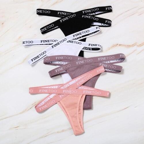 Panties Letter Design Cross Strap Polyester Lady Sexy G-string Thongs for Sleeping Bacteriostatic High-quality Womens Underwear