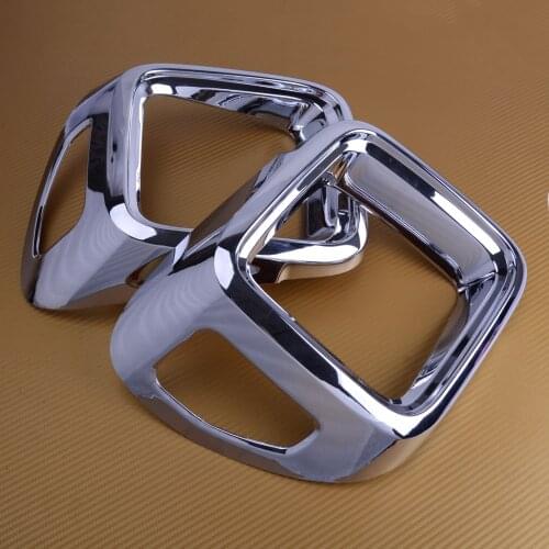 Rear Tail Light Lamp Cover Trim Frame ABS Chrome Decoration Bezel Molding ABS Sliver Fit for Jeep Renegade 2015 2016 2017 2018