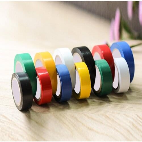 1Roll PVC Self-adhesive Vinyl Electric Tool 16MM*10M Electrical Insulating Tape High-temperature Insulation Flame Retardant