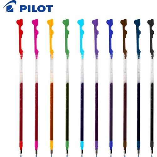 12Pcs Japan Pilot LHKRF-10C5 Push Neutral Refill 0.5mm Multi Function Refill Quick Dry Smooth Student Stationery