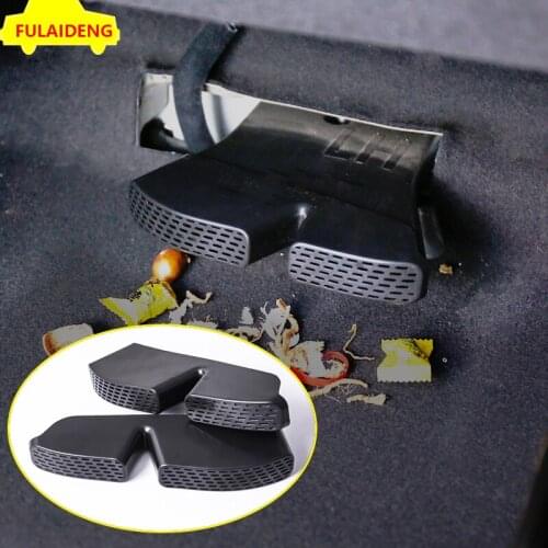 2Pcs For Hyundai Tucson 2016-2018 Under Rear Seat Air Outlet Cover A/C Heater Floor Air Conditioner Duct Grill Grille