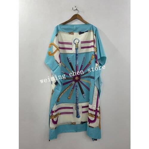 3colors (Dress Length 102cm,Bust :136cm) New African Print silk knee Rock Style Dashiki Famous Dress For women/Lady