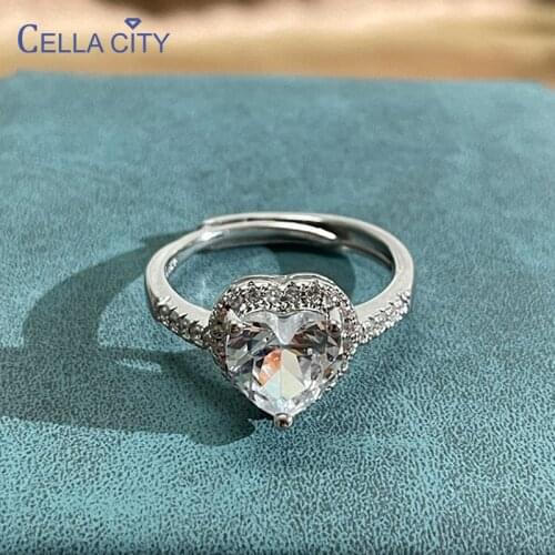 CELLA CITY Rings With Cubic Zirkonia For Women
