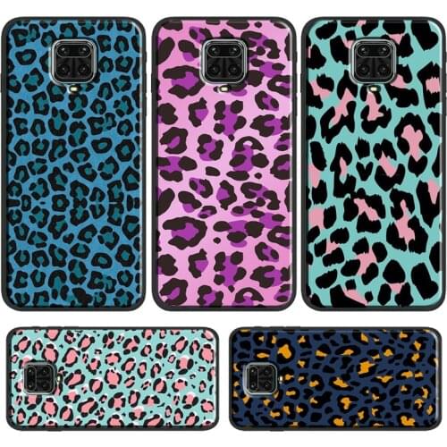 Leopard Print Effect Texture Case For Xiaomi Redmi Note 9 Pro 8 Pro 7 9S 8T Note 10 Pro Coque For Redmi K40 9A 9C 8A 7A