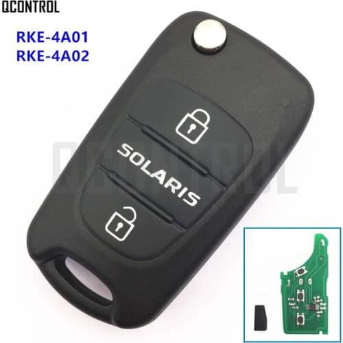 QCONTROL Car Remote Key for HYUNDAI Solaris RKE-4A01 or RKE-4A02