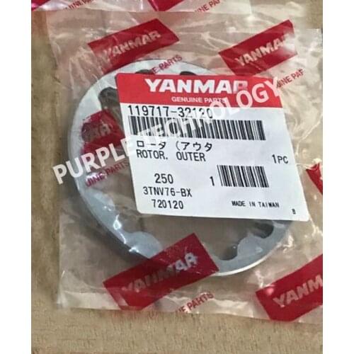 Excavator engine oil pump 119717-32120 119717-32110 for Yanmar 3TNV76
