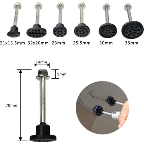 TOOLS 6PCS STEEL STICK GLUE TABS FOR CAR DENT REPAIR SLIDE HAMMER PAINTLESS DENT REPAIR TOOLKIT