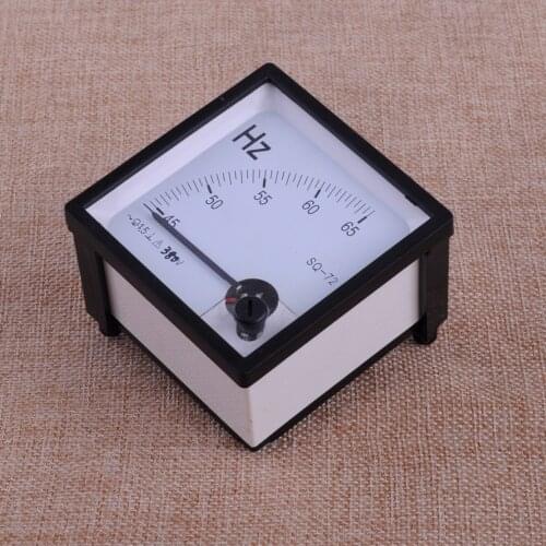 LETAOSK SQ-72 Accuracy Class 1.5 45-65Hz Frequency Tester Analog Panel Meter AC 380V