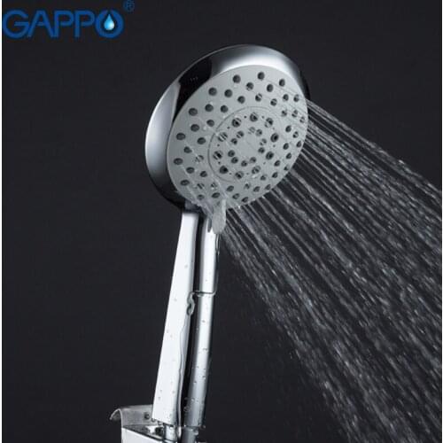 GAPPO Shower Head pressurized shower head water saving showerhead Chrome shower massager High Pressure Boost