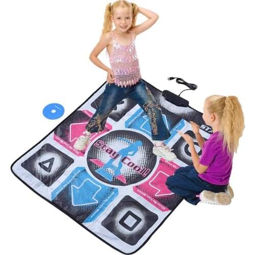 USB PC Non-Slip Dance Mats Foot Print Dancing Step Game Pad HD Dancer Blanket Dancer Blanket Equipment Revolution
