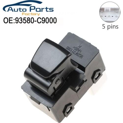 New Window Glass Lifter Control Switch Button With Light Fit For Hyundai Creta IX25 93580-C9000 93580C9000