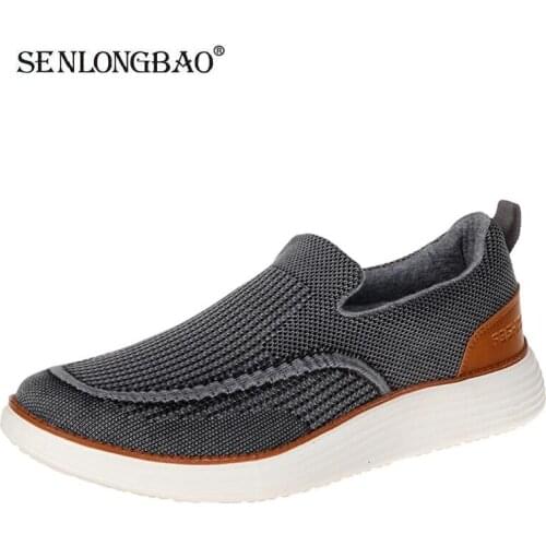 New Autumn Mens Mesh Boat Shoes Breathable Fashion Casual Shoes Soft Driving Shoes Lightweigh Slip-On Loafers Zapatos Hombre