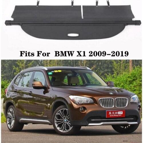 High Qualit Car Rear Trunk Cargo Cover Security Shield Screen shade Fits For BMW X1 2009-2019(black, beige)