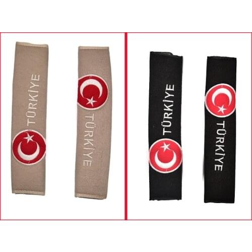 Turkey Belt Pad 2 Pieces-Fabric-Embroidery
