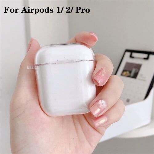 Transparent Case for Airpods Pro PC Hard Shell Protective Cases for Air Pods 1/ 2/ 3 Pro Earphone Charging Box Bag Case Cover