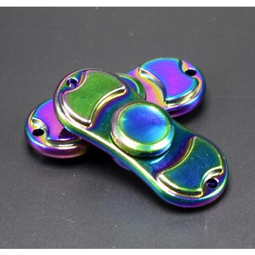 Funny Fidget Toy Finger Gyro Toy Finger Metal Stainless Steel Stress Relief Spiral Toy Antistress Push Bubble Fidget Toy